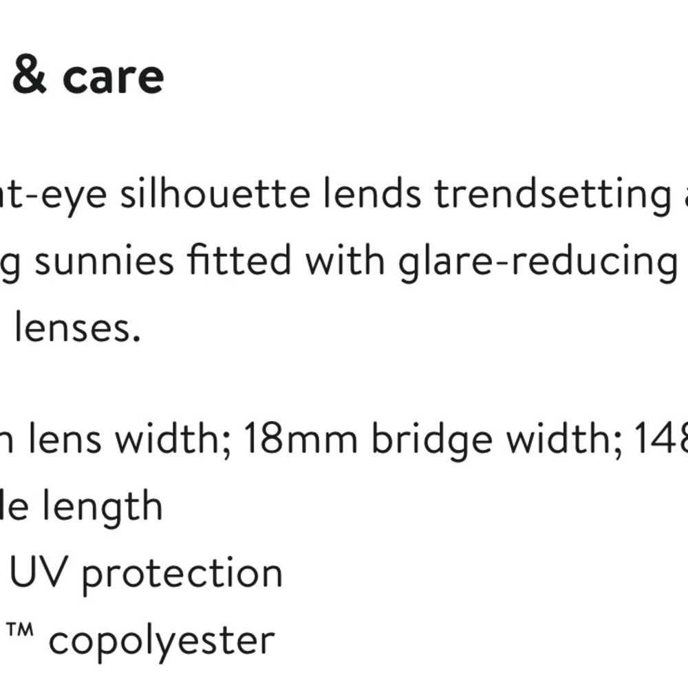 Quay Polarized Cat-Eye Sunglasses in Black Frame with Smoke Lens/ UV Protection - Picture 5 of 5